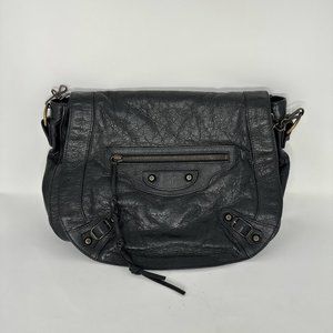 Balenciaga Motocross Classic Neo Folk Messenger Bag